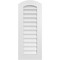 Ekena Millwork Arch Top Surface Mount PVC Gable Vent: Functional, w/ 3-1/2"W x 1"P Standard Frame, 16"W x 40"H GVPAR16X4001SF - alternate 1